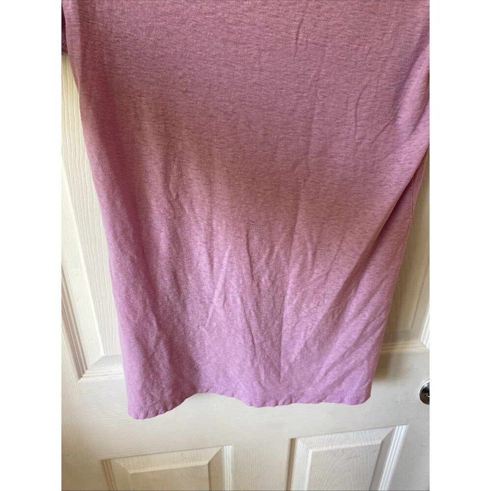James Perse Standard T Shirt Women’s Size 2 Short Sleeve Scoop Neck Lilac - Picture 9 of 11